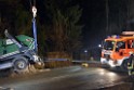 Container LKW umgestuerzt Koeln Brueck Bruecker- Dellbruecker Mauspfad P475